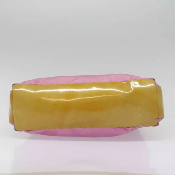 PRADA Shoulder Bag Nylon Pink Silver Auth 90242 - Picture 7 of 16